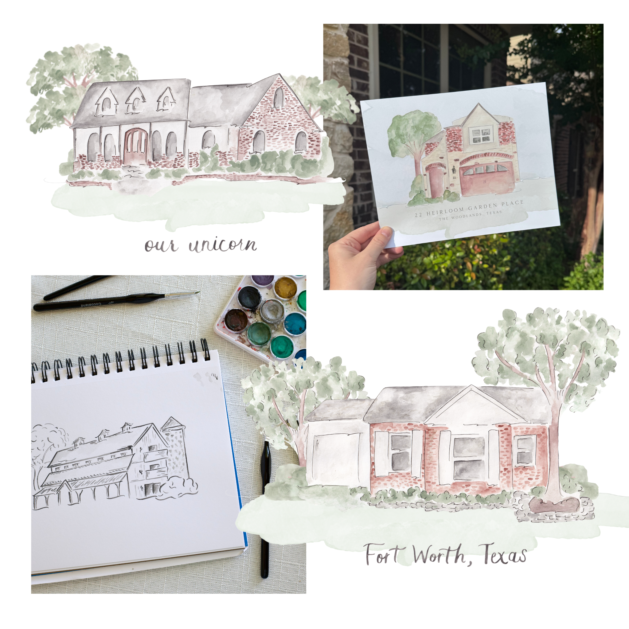 Custom Home & Venue Illustration