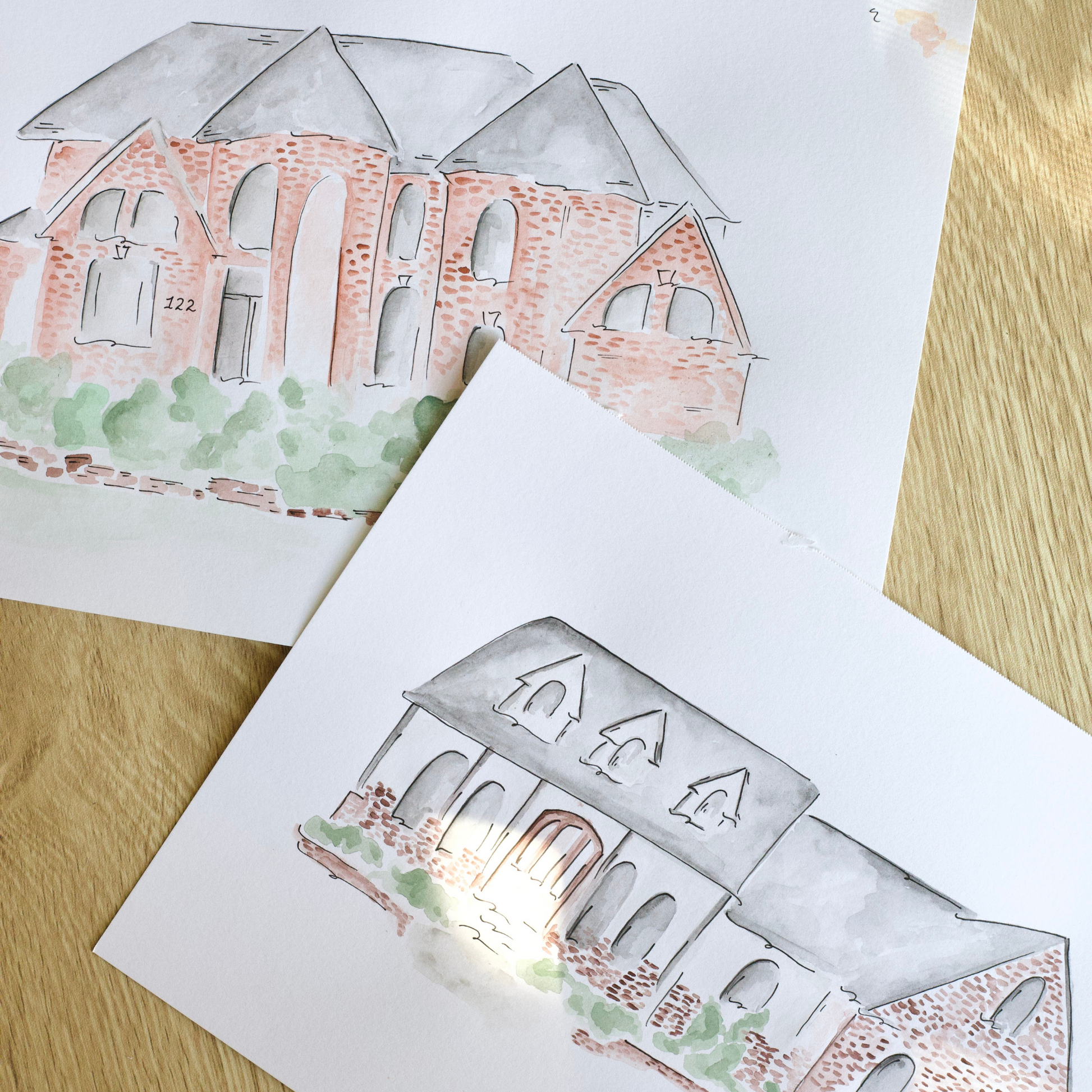 Custom Home & Venue Illustration