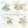 Custom Watercolor Wedding Map
