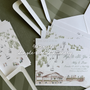 Custom Watercolor Single-Piece Stationery