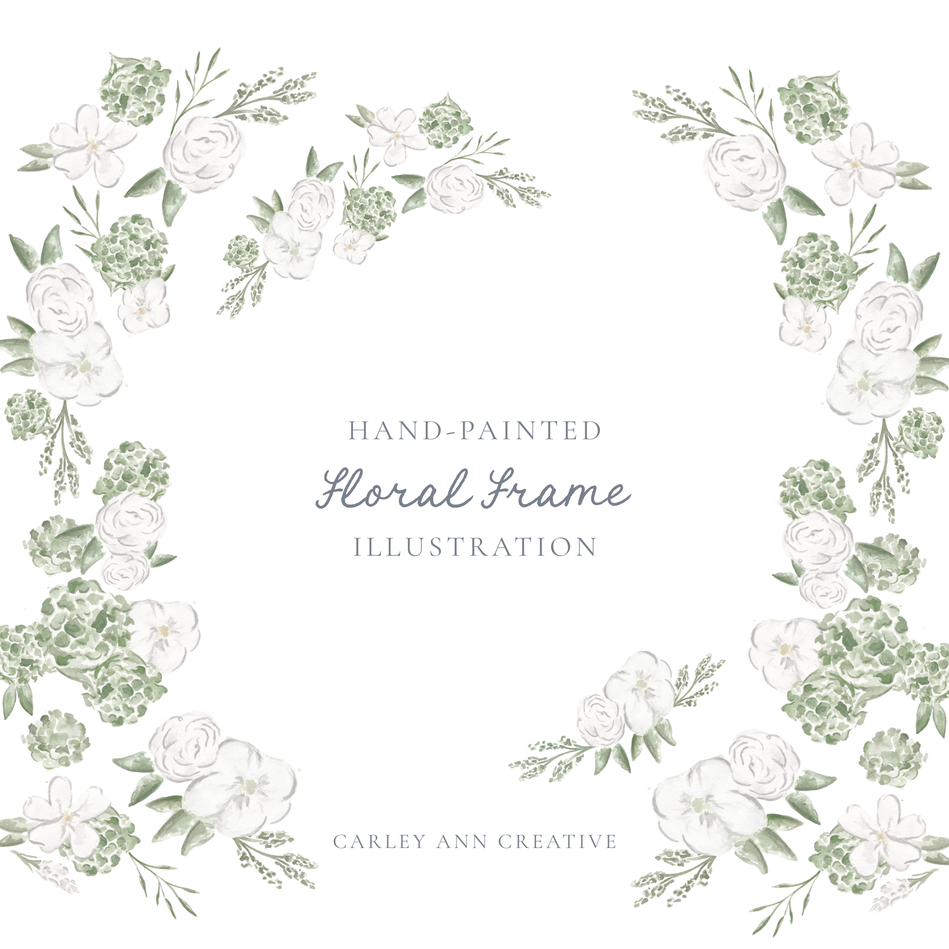 Custom Watercolor Floral Illustration (Digital Delivery)