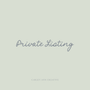 PRIVATE: Custom Bar Menu Prints (5"x7")